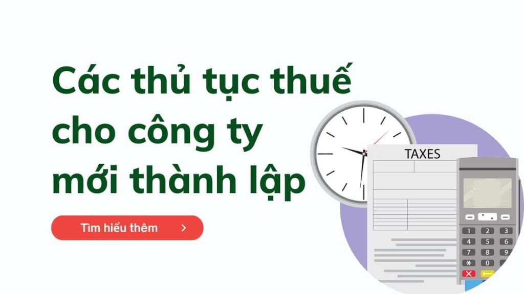 Hồ sơ thuế cho công ty mới thành lập