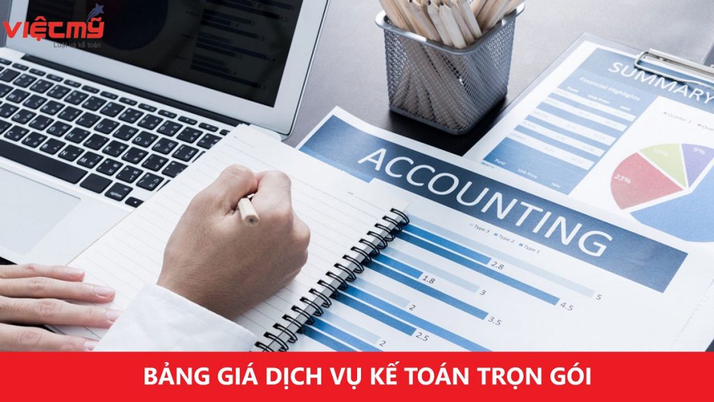 bảng giá dịch vụ kế toán trọn gói