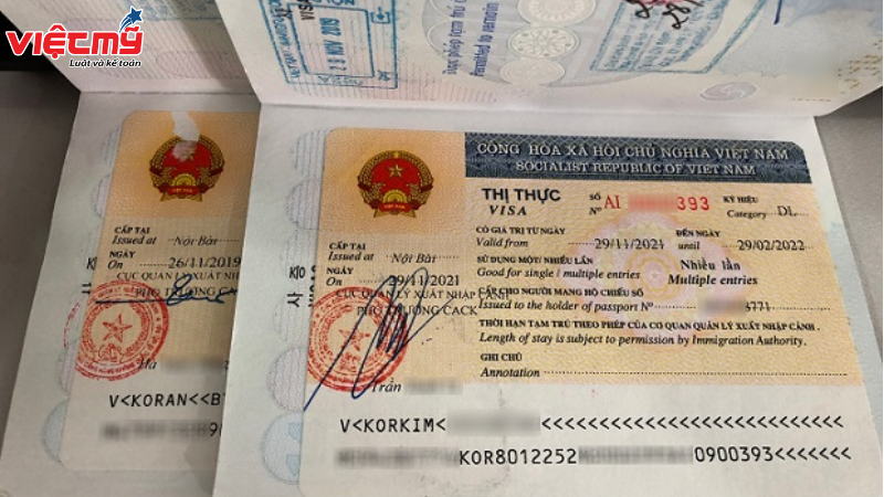 Thủ tục xin visa cho người nước ngoài nhập cảnh vào Việt Nam