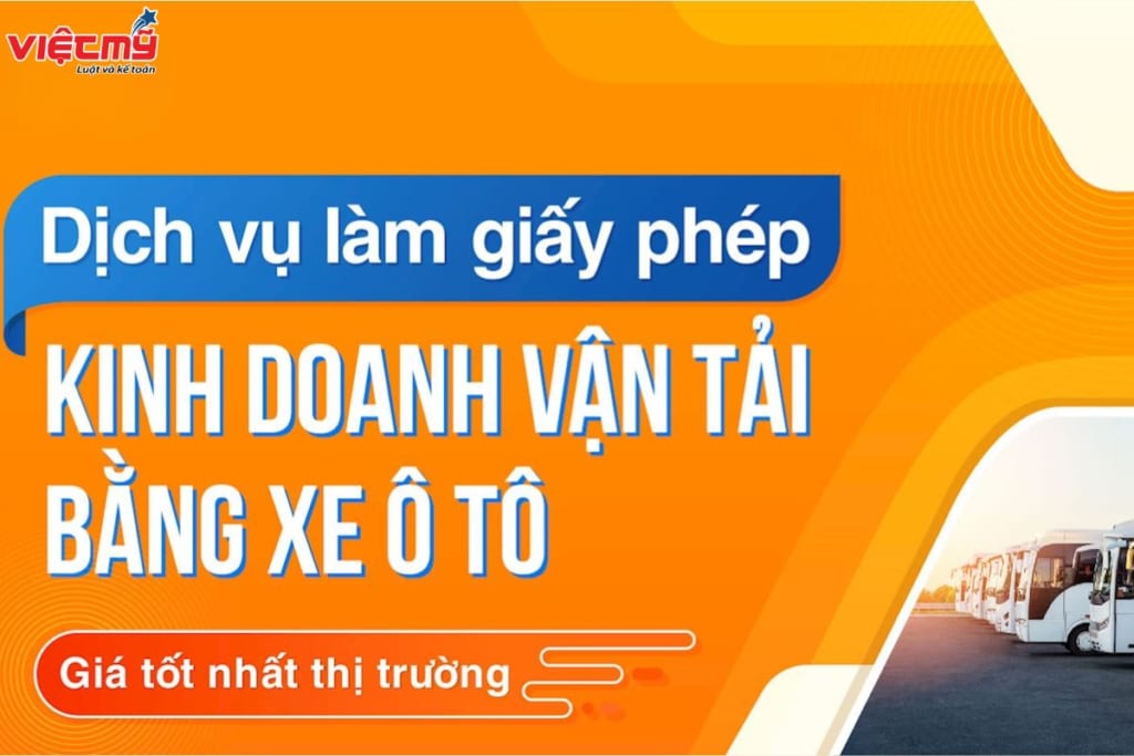 Dịch vụ xin giấy phép kinh doanh vận tải bằng ô tô tại Việt Nam