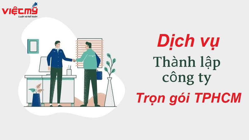 Bảng giá dịch vụ thành lập công ty TpHCM