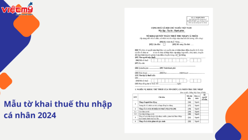 Có bao nhiêu loại tờ khai thuế thu nhập cá nhân