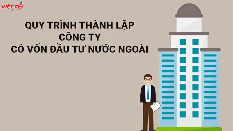 Quy trình thủ tục thành lập doanh nghiệp có vốn đầu tư nước ngoài