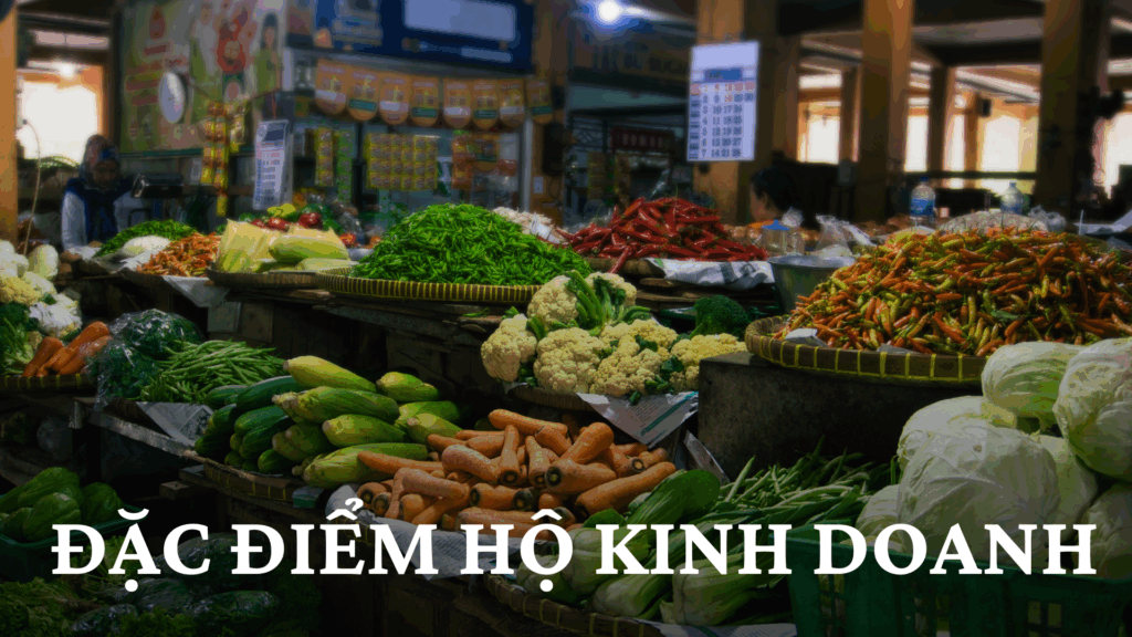Đặc điểm hộ kinh doanh