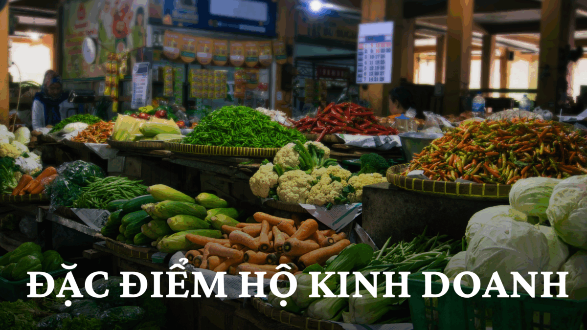 Đặc điểm hộ kinh doanh
