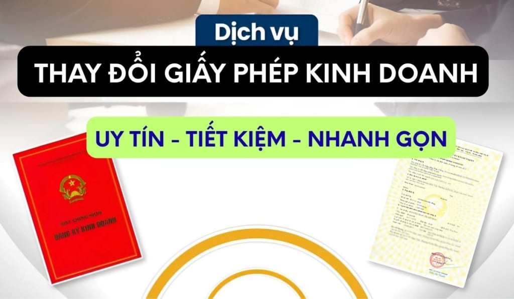 thay đổi giấy phép kinh doanh