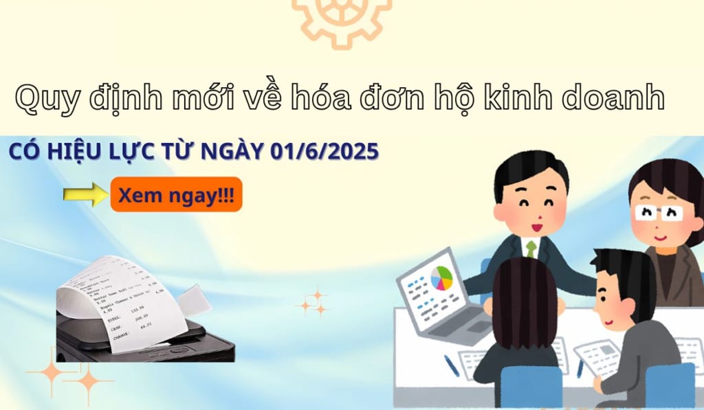 quy định mới về hóa đơn hộ kinh doanh