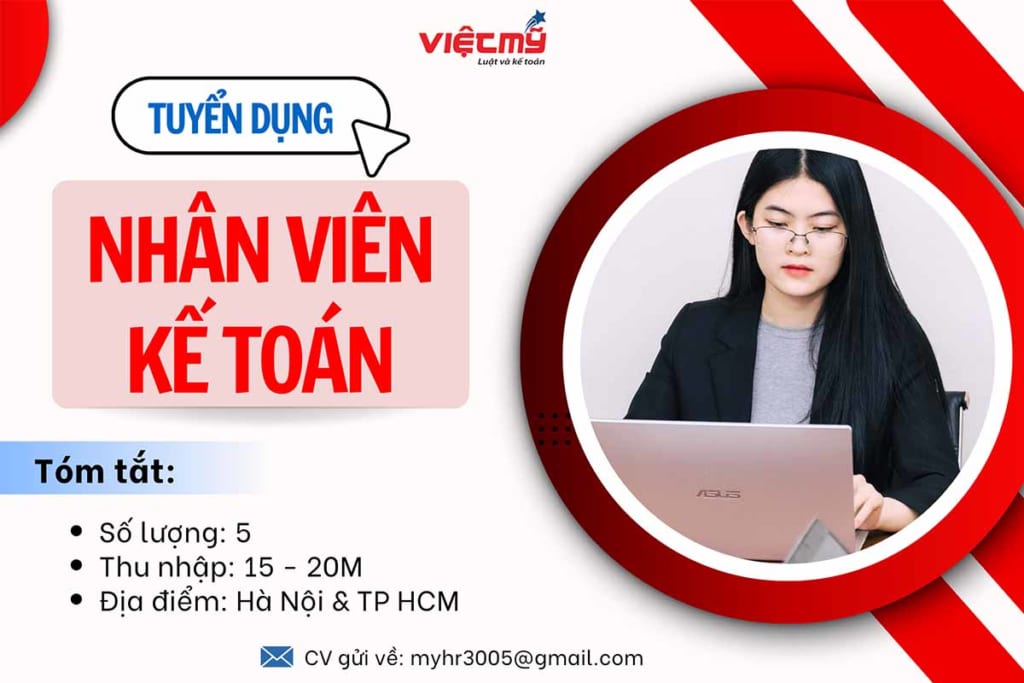 Tuyển dụng Nhân viên kế toán thuế